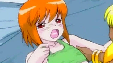 Ghetto Shemale Sucks Stiff Cock in Anime Hentai