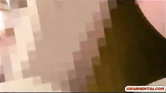 Bondage Cutie's Tits Pinched & Cummed All Over Body - Hentai Porn