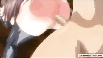 Bondage Cutie's Tits Pinched & Cummed All Over Body - Hentai Porn