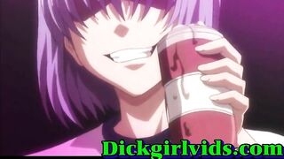Hentai Shemale Porn - Bound and Creamed by Anime Busty TGirls