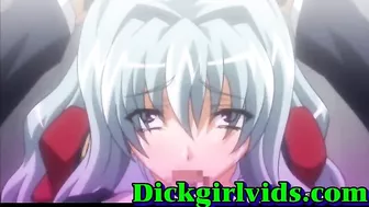 Hentai Shemale Porn - Bound and Creamed by Anime Busty TGirls