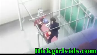 Hentai Shemale Porn - Bound and Creamed by Anime Busty TGirls