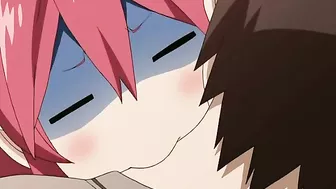 Hentai coed licks and sucks stiff cock