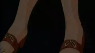 Roped hentai gets vibrator in her pussy, roped,  hentai,  vibrator