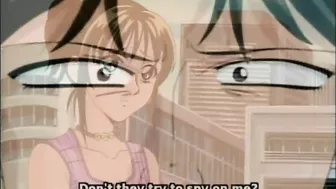 Roped hentai gets vibrator in her pussy, roped,  hentai,  vibrator