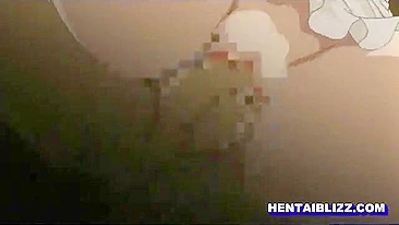 Japanese Maid Fucked from Behind and Creampied