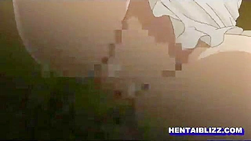 Japanese Maid Fucked from Behind and Creampied