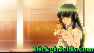 Horny hentai shemale hot bareback fucked fun, anime, shemale, toon, hentai