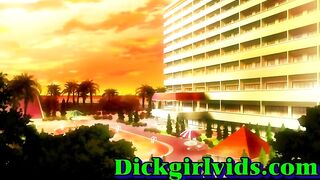 Horny hentai shemale hot bareback fucked fun, anime, shemale, toon, hentai