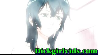 Horny hentai shemale hot bareback fucked fun, anime, shemale, toon, hentai