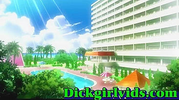 Horny hentai shemale hot bareback fucked fun, anime, shemale, toon, hentai