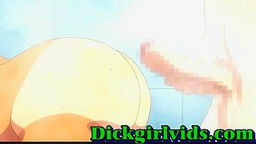 Horny hentai shemale hot bareback fucked fun, anime, shemale, toon, hentai