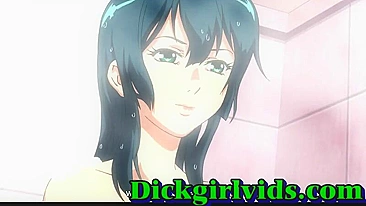 Horny hentai shemale hot bareback fucked fun, anime, shemale, toon, hentai