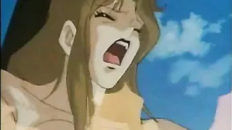 Ghetto Guy Gives Hentai a Big Squeeze on Her Big Tits