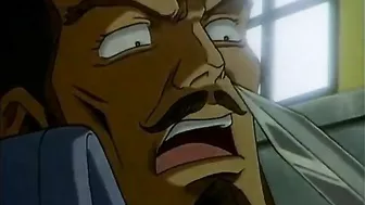 Ghetto Guy Gives Hentai a Big Squeeze on Her Big Tits