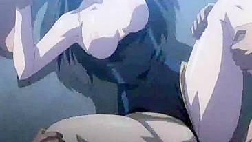 Hentai Swimsuit Gangbang and Creampie Anime