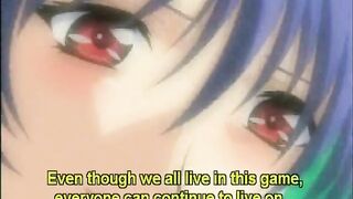 Busty Japanese Coed Riding Cock in Hentai Adventure