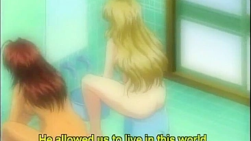 Busty Japanese Coed Riding Cock in Hentai Adventure