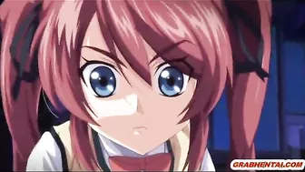 Bondage hentai bigboobs with clothespins on her tounge gets pumped wetpussy