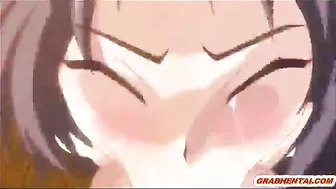 Bondage hentai bigboobs with clothespins on her tounge gets pumped wetpussy