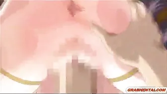 Bondage hentai bigboobs with clothespins on her tounge gets pumped wetpussy