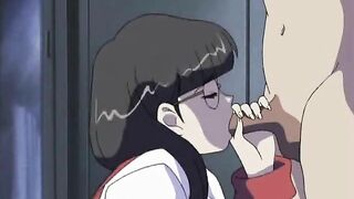 Bondage Coed Gets Dildoed and Squeezed Tits in Hentai Muzzle Fetish
