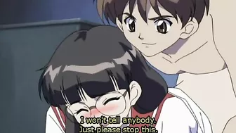 Bondage Coed Gets Dildoed and Squeezed Tits in Hentai Muzzle Fetish