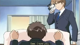 Bondage Coed Gets Dildoed and Squeezed Tits in Hentai Muzzle Fetish