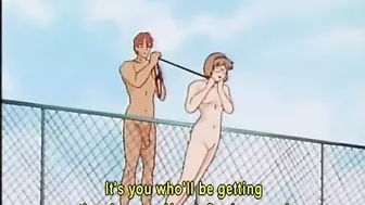 Hentai Porn Video - Roped Big Tits Gets Brushed and Shoved