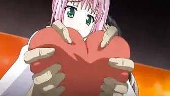 Coed Gets Squeezed, Fingered and Seduced in Steamy Hentai Porn