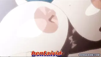 Horny Hentai Sweetie Gets Hot Fucked at Night, Anime, Straight, Toon, Hentai