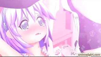 Japanese Shemale Hentai Caught and Sucked by Tranny Cock