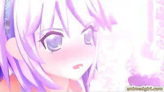 Japanese Shemale Hentai Caught and Sucked by Tranny Cock