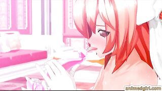 Shemale Cutie Self-Dildos in Steamy Hentai Adventure