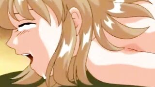 Hentai Cutie Self Masturbates with Blowjob to a Big Cock