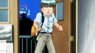 Hentai Cutie Self Masturbates with Blowjob to a Big Cock