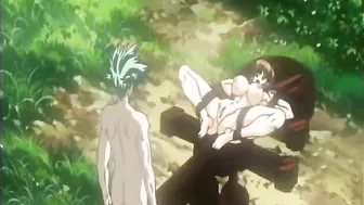 Wet Pussy Fingering and Fucking by Big Boobs Captive in Hentai Porn