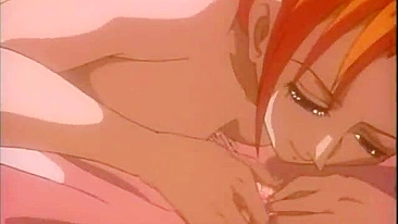 Redhead Lesbians Finger and Lick Wet Pussy in Hentai