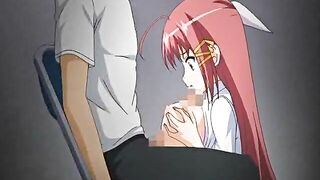 Cute Girl's Gangbang and Facial Cumshot in Hentai