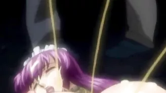 Anime Shemale Gets Her Cock Fucked - A steamy hentai adventure featuring a sexy shemale character getting her cock fucked in a wild and erotic scene.