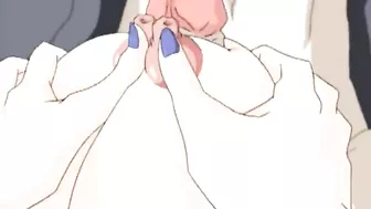 Shemale Blowjob and Cock Jerk in Anime Hentai Fuck