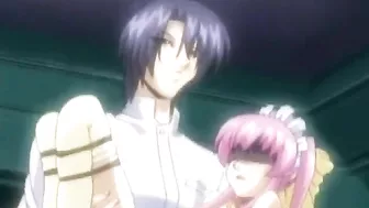 Big Busty Hentai Girl Rides Hard Cock in Cartoon Anime