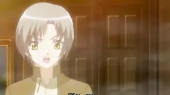 Hentai with big boobs gets whipped and dildoed wet pussy