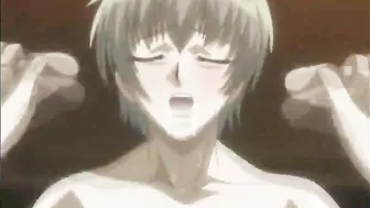 Hentai with big boobs gets whipped and dildoed wet pussy