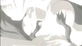 Hentai with big boobs gets whipped and dildoed wet pussy