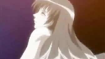 Hentai with big boobs gets whipped and dildoed wet pussy