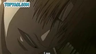 Gay Hardcore Hentai Anal Tearing Sex With Cock In Ass - An intense and explicit anime hentai scene featuring two men engaging in rough anal sex with a focus on tearing and stretching the anus.