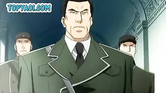 Gay Hardcore Hentai Anal Tearing Sex With Cock In Ass - An intense and explicit anime hentai scene featuring two men engaging in rough anal sex with a focus on tearing and stretching the anus.