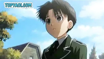 Gay Hardcore Hentai Anal Tearing Sex With Cock In Ass - An intense and explicit anime hentai scene featuring two men engaging in rough anal sex with a focus on tearing and stretching the anus.