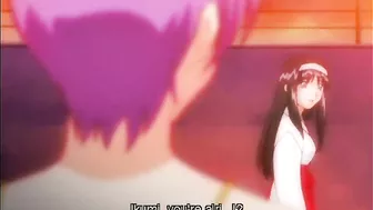 Japanese Schoolgirl Hard Poked by Shemale in Library Room - Hentai Porn Video